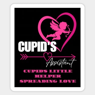 Cupid's Assistant Cupid's little helper spreading love Magnet